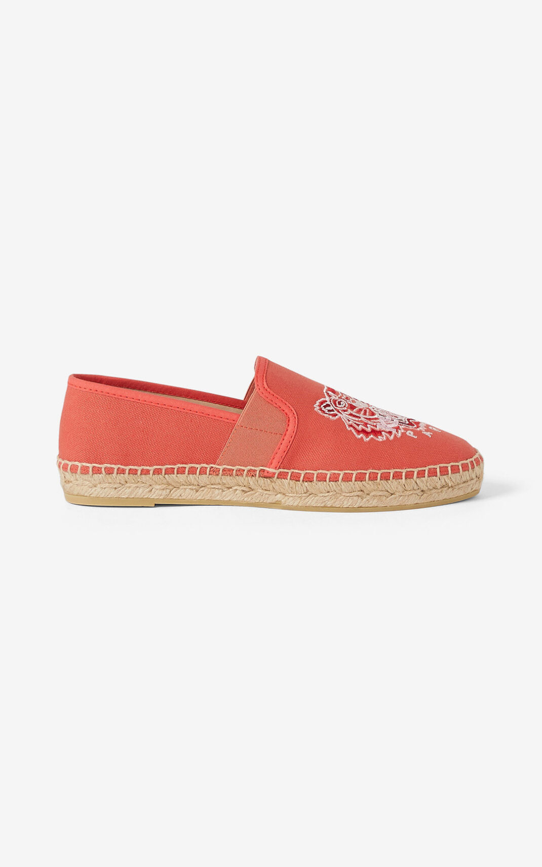 Kenzo Tiger elasticated canvas Espadrillos Dam | 47602-PLAR